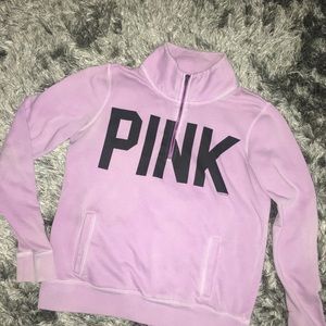 Victoria Secret PINK Half Zip Pullover Sweater
